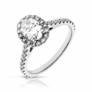 OVAL HALO RING
